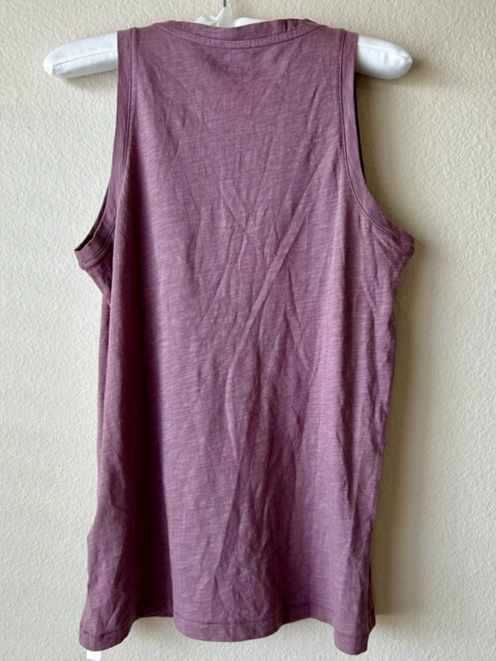 Madewell Whisper Cotton Vneck Tank Top Weathered Fig XSmall NWT NEW - Picture 6 of 10